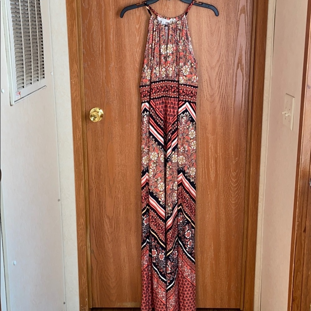 long floral dress